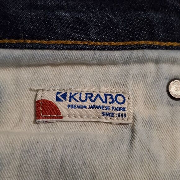 J Crew Kurabo 484 Denim Jeans 32x32 Selvedge Japanese Skinny Mens - Picture 9 of 10